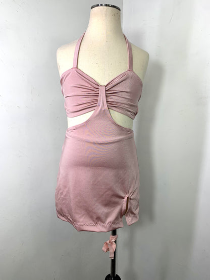 MILANI SHINY or MATTE SPANDEX CONTEMPORARY dance dress