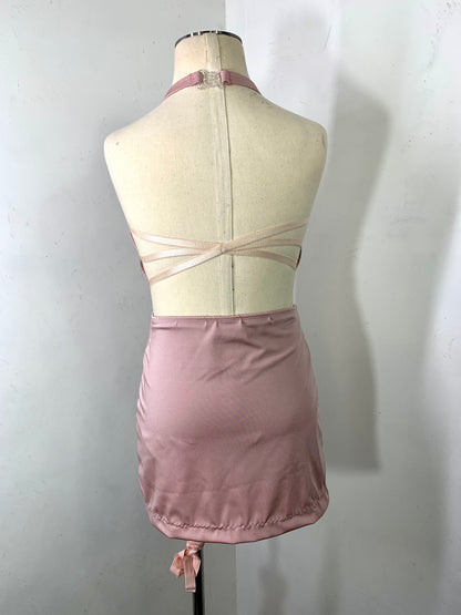 MILANI SHINY or MATTE SPANDEX CONTEMPORARY dance dress