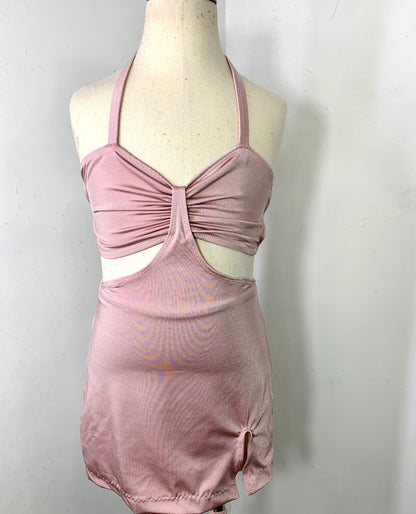 MILANI SHINY or MATTE SPANDEX CONTEMPORARY dance dress