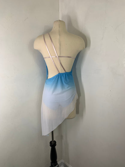 ZOLA NAVY ASSYMETRICAL DANCE DRESS