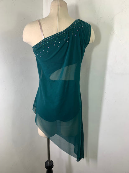 ZOLA NAVY ASSYMETRICAL DANCE DRESS