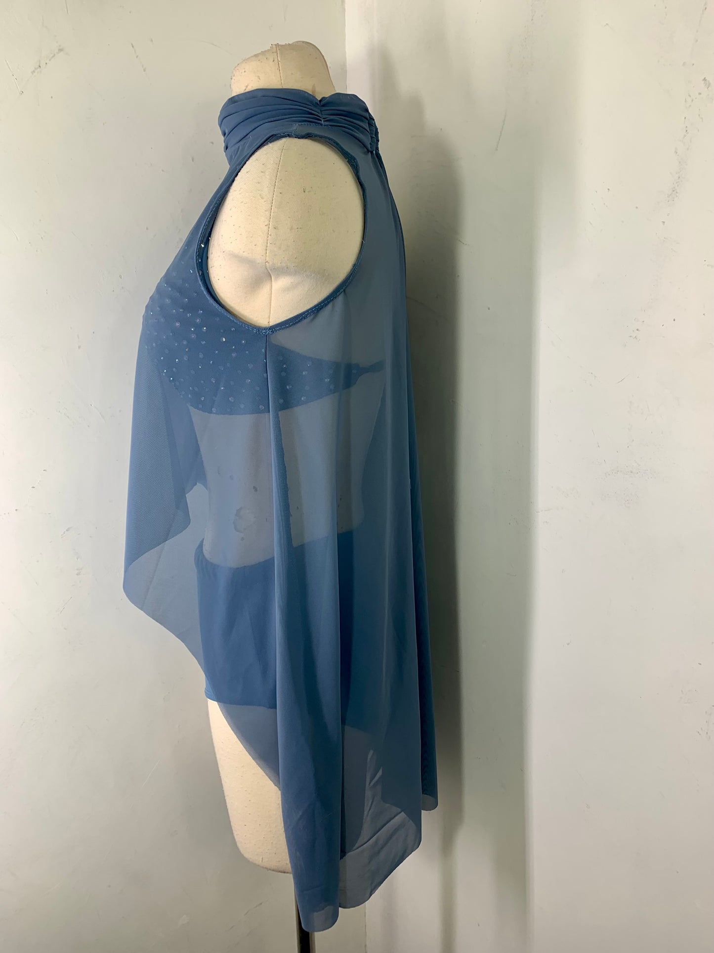 OLIVIA Slate Blue 3pc Contemporary Dance Costume