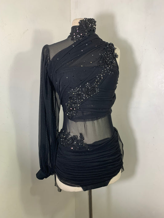 CONTEMPORARY DRAPED dance costume