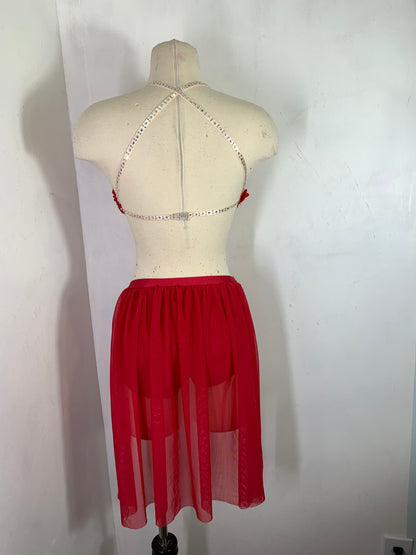 2 pc lyrical dance costume
