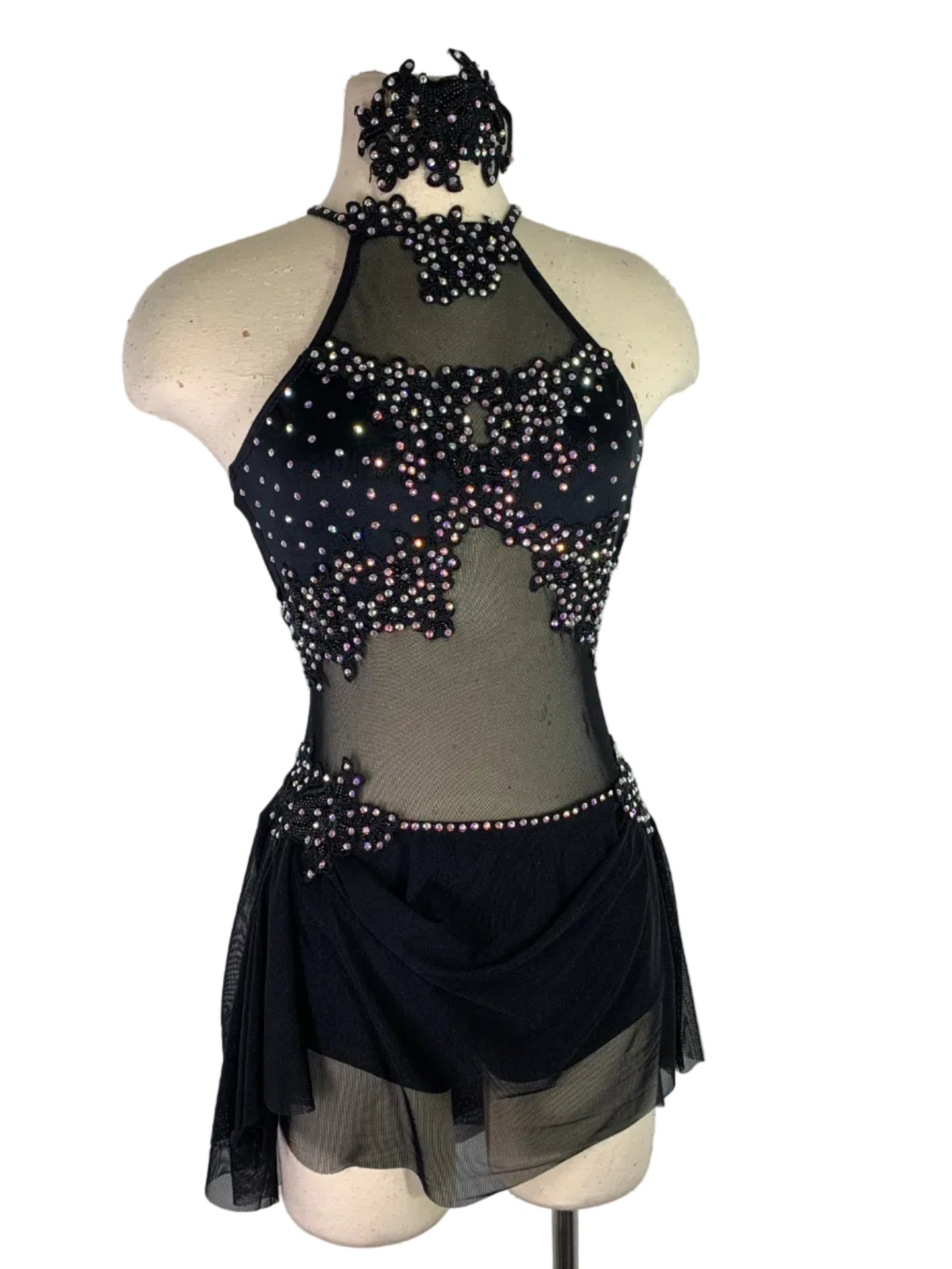 JULIA Black halter Lyrical Dance Costume – Co9dancecostumes