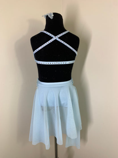 LUNA sky blue lyrical dance costume