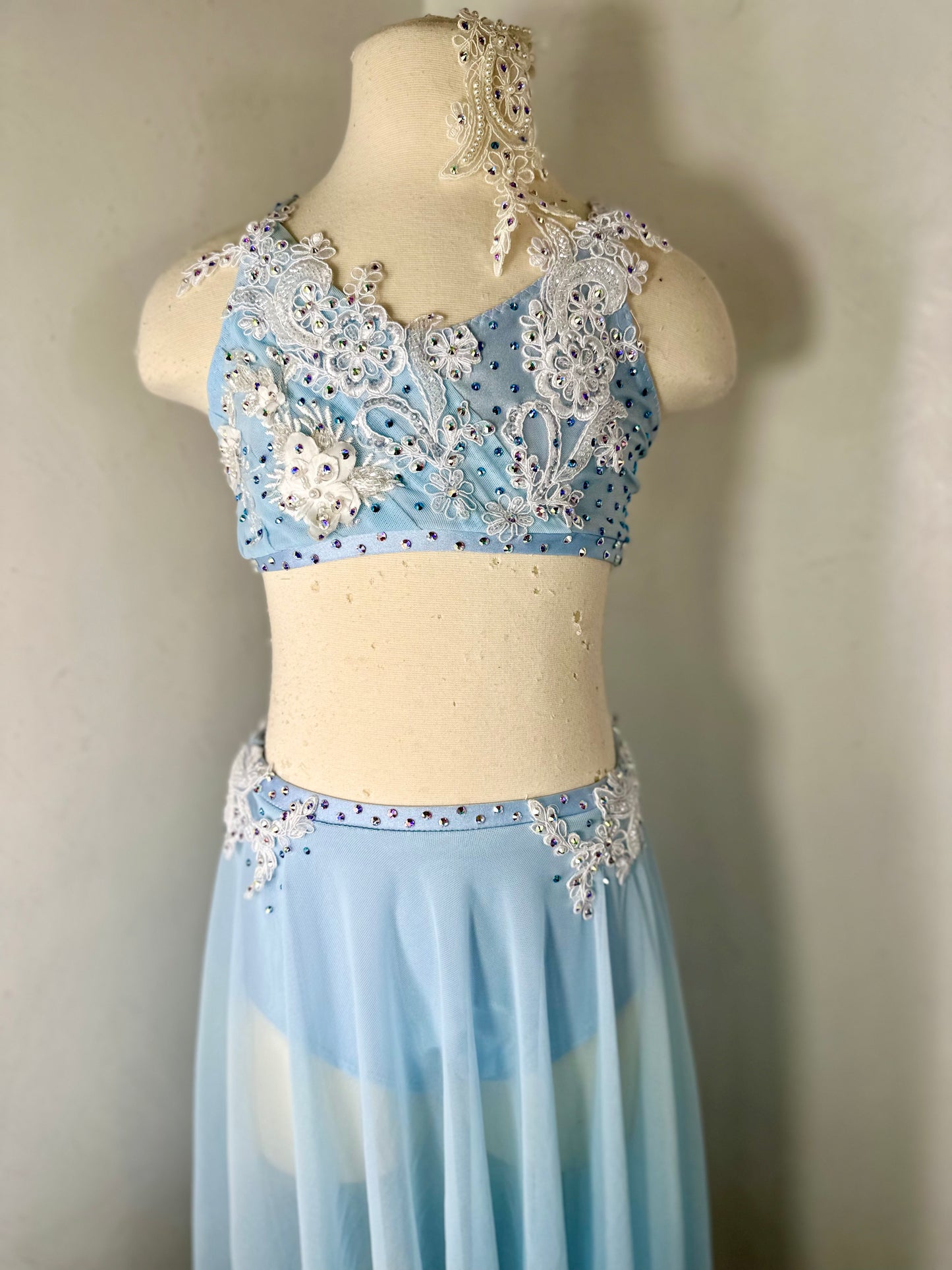 SERAPHINA sky blue LC lyrical dance costume SERAPHINA sky blue LC lyrical dance costume