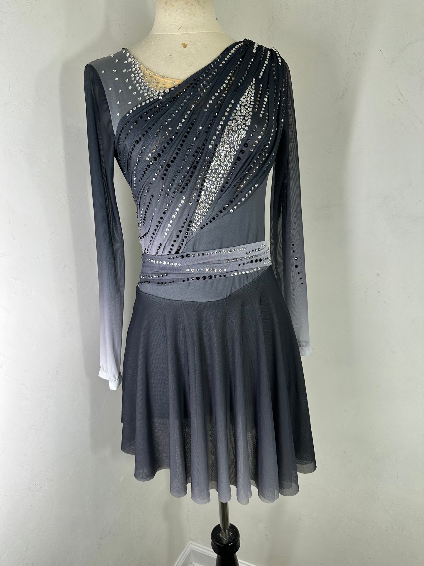 black and silver skater dress Yours London Women's Plus Size Black Sequin Skater Midi Dress Size 18