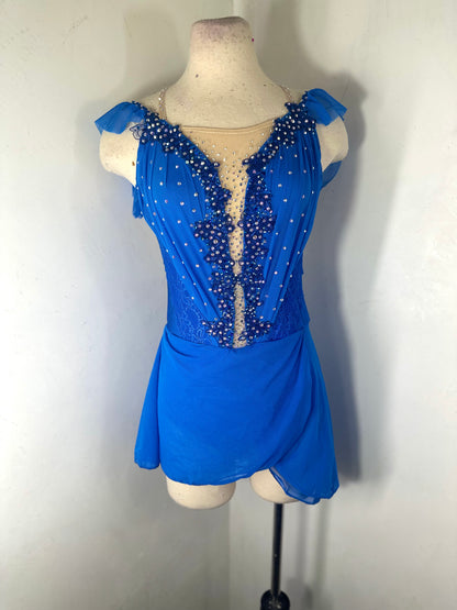 REESE Royal Blue FIGURE SKATING DRESS