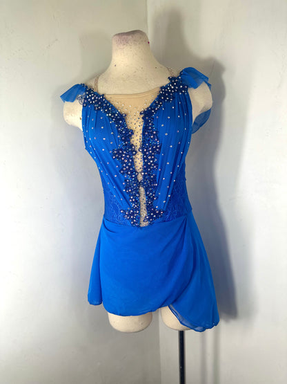 REESE Royal Blue FIGURE SKATING DRESS