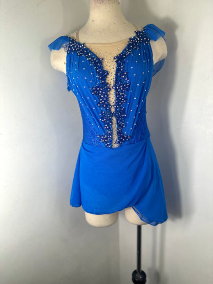 REESE Royal Blue FIGURE SKATING DRESS