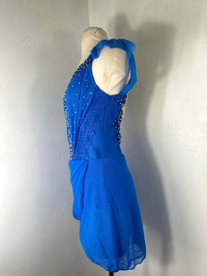 REESE Royal Blue FIGURE SKATING DRESS