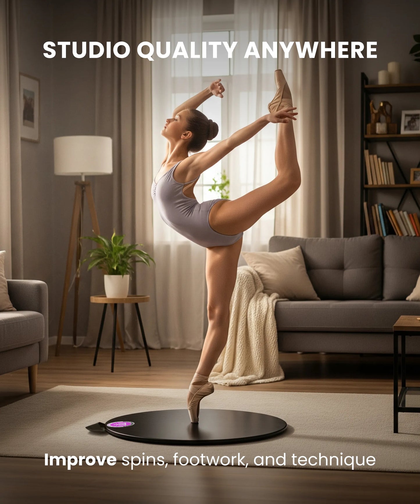 The Portable Dance Floor — Real Studio Marley for Practice at Home