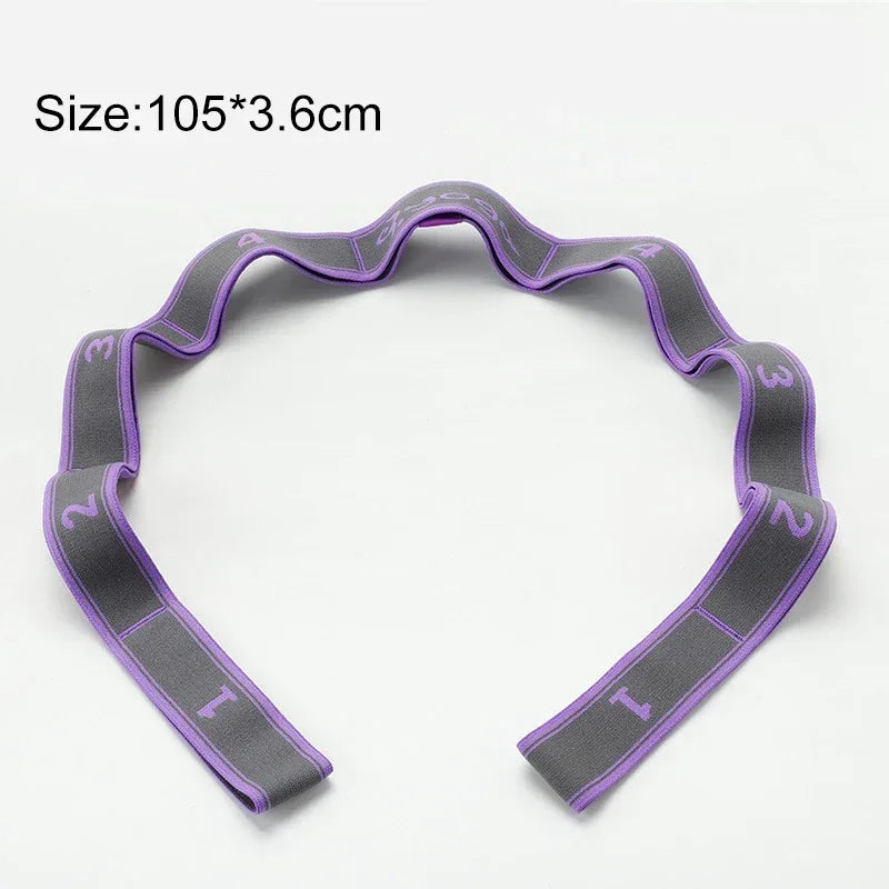 Yoga Pull Strap Belt | Elastic Resistance Band for Pilates and Dance Stretching