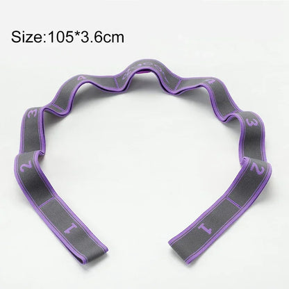 Yoga Pull Strap Belt | Elastic Resistance Band for Pilates and Dance Stretching
