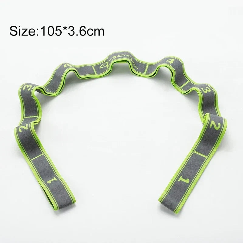 Yoga Pull Strap Belt | Elastic Resistance Band for Pilates and Dance Stretching