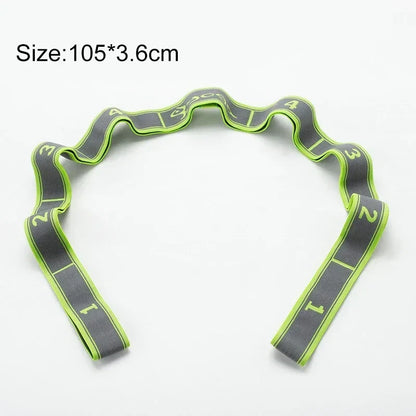 Yoga Pull Strap Belt | Elastic Resistance Band for Pilates and Dance Stretching