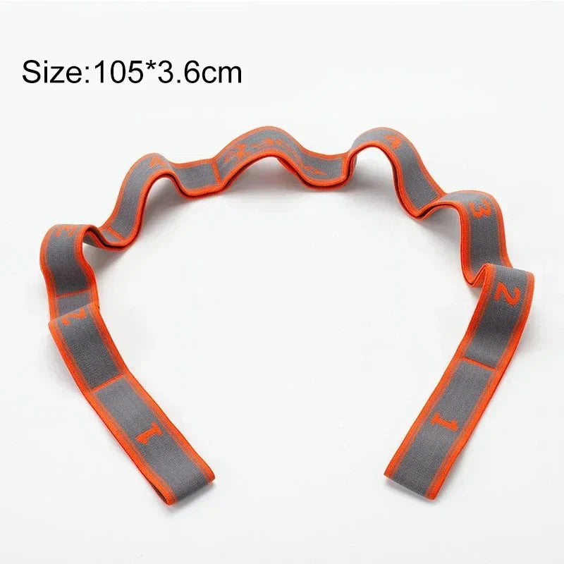 Yoga Pull Strap Belt | Elastic Resistance Band for Pilates and Dance Stretching