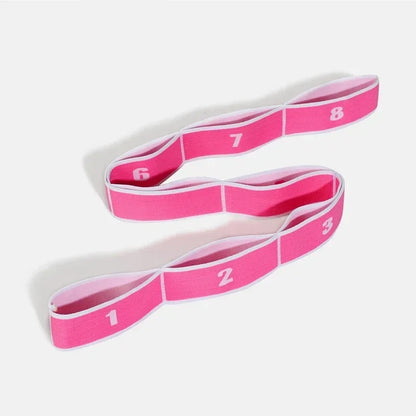 Yoga Pull Strap Belt | Elastic Resistance Band for Pilates and Dance Stretching