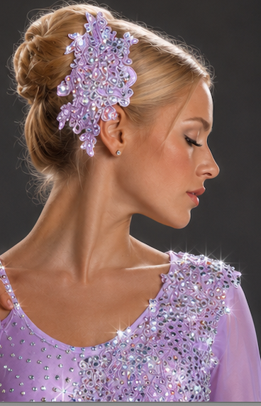 EVELYN  2 pc pale orchid Lyrical dance costume