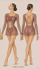 EILISH Contemporary SOLID CUSTOM COSTUME