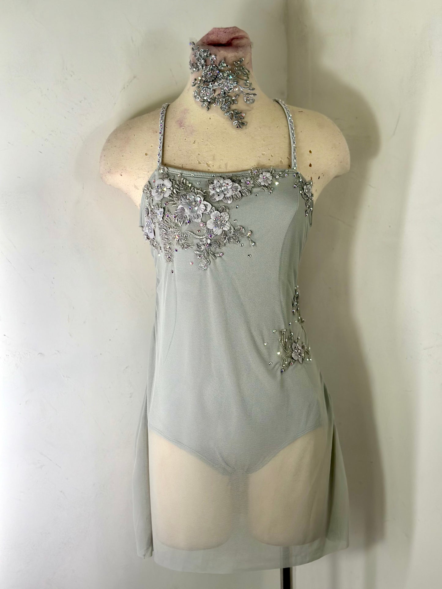 Silver grey   SA dance dress