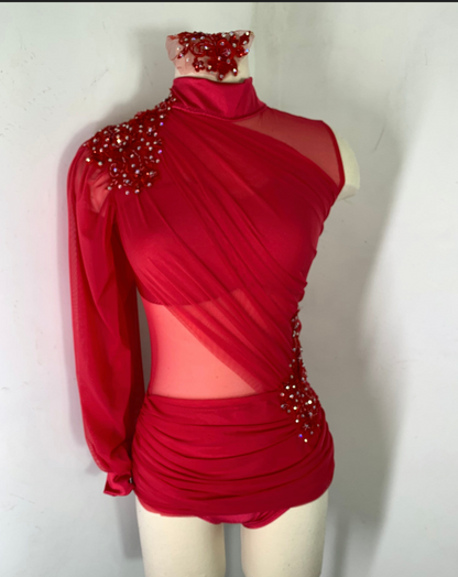 MC KENNA CONTEMPORARY DRAPED dance costume