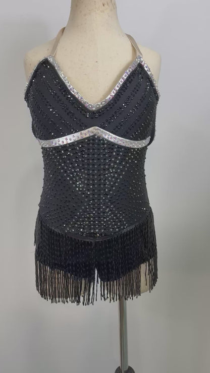 Black jazz dance costume