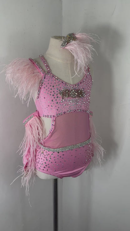 Penelope blush jazz dance costume