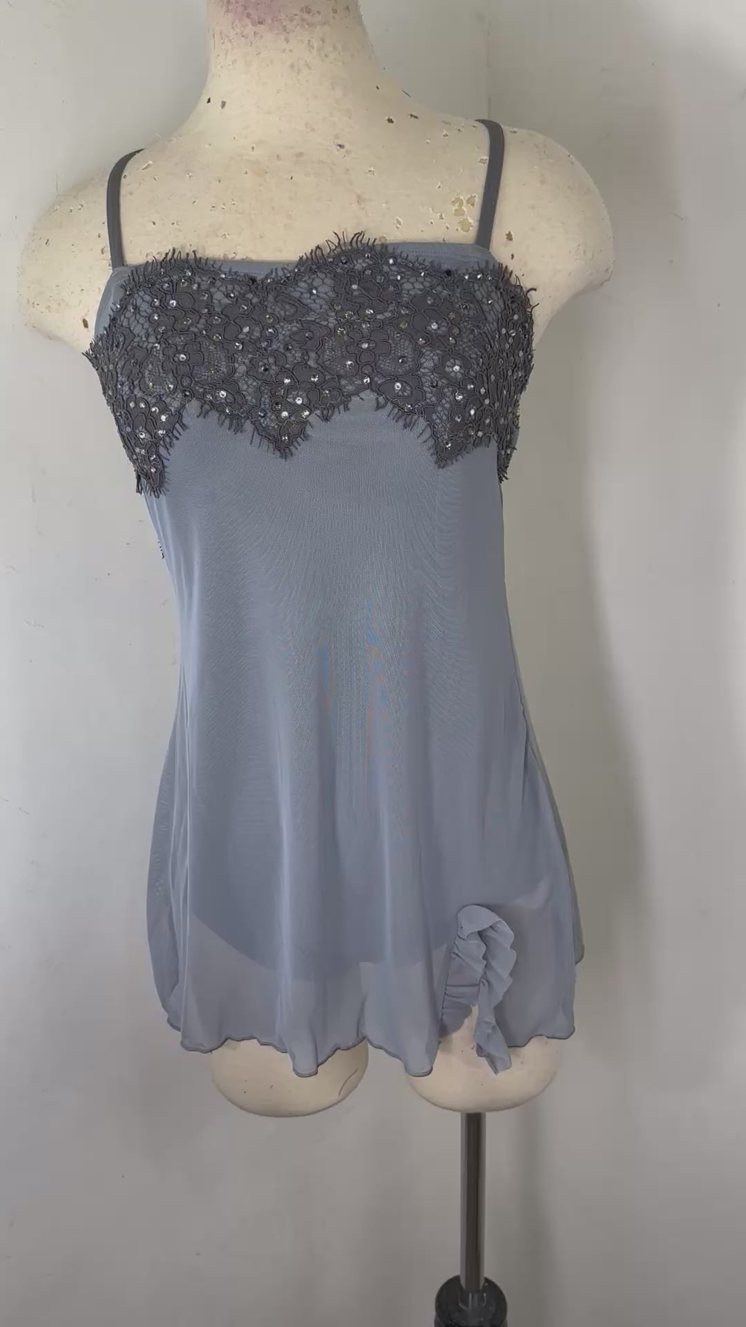 Grey  Lyrical DANCE DRESS