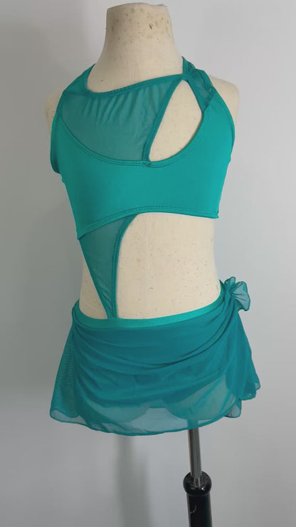 BIRDIE SOLID CUSTOM  DANCE 2 pc COSTUME BASE