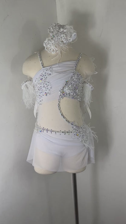 EDEN white  lyrical dance dance costume