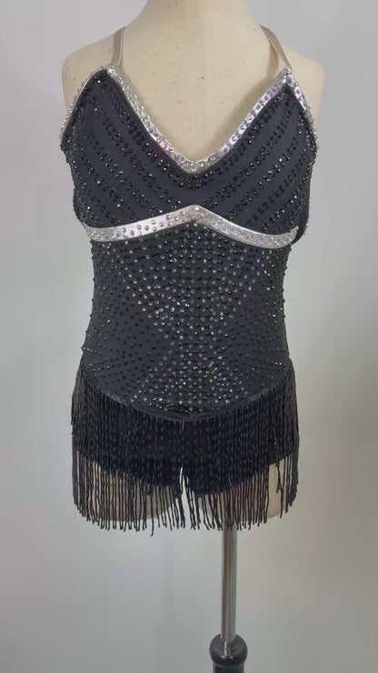 Black jazz dance costume
