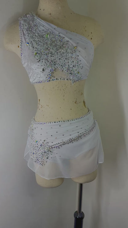 GORGEOUS Custom Lyrical 2 pc dance costume