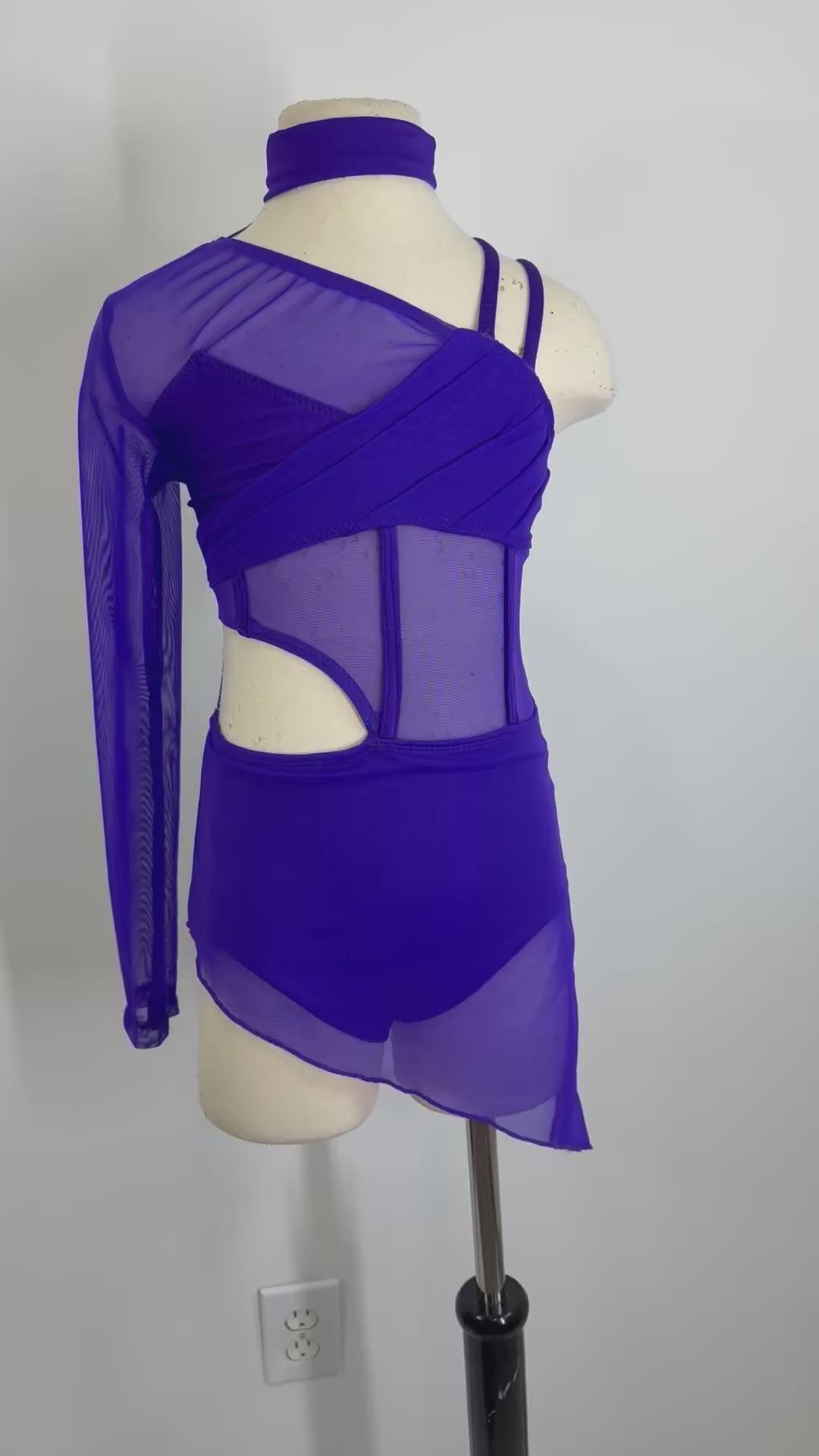 Deep Purple Contemporary or Jazz Dance Base Custom Costume