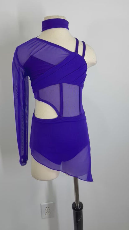 Deep Purple Contemporary or Jazz Dance Base Custom Costume