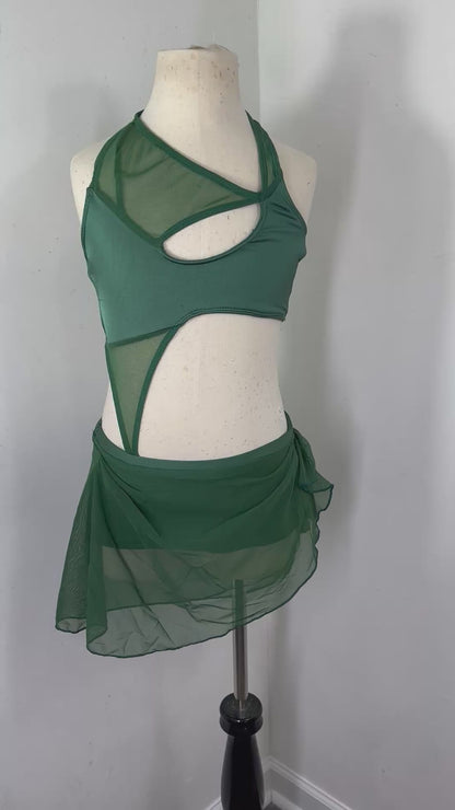 BIRDIE SOLID CUSTOM  DANCE 2 pc COSTUME BASE