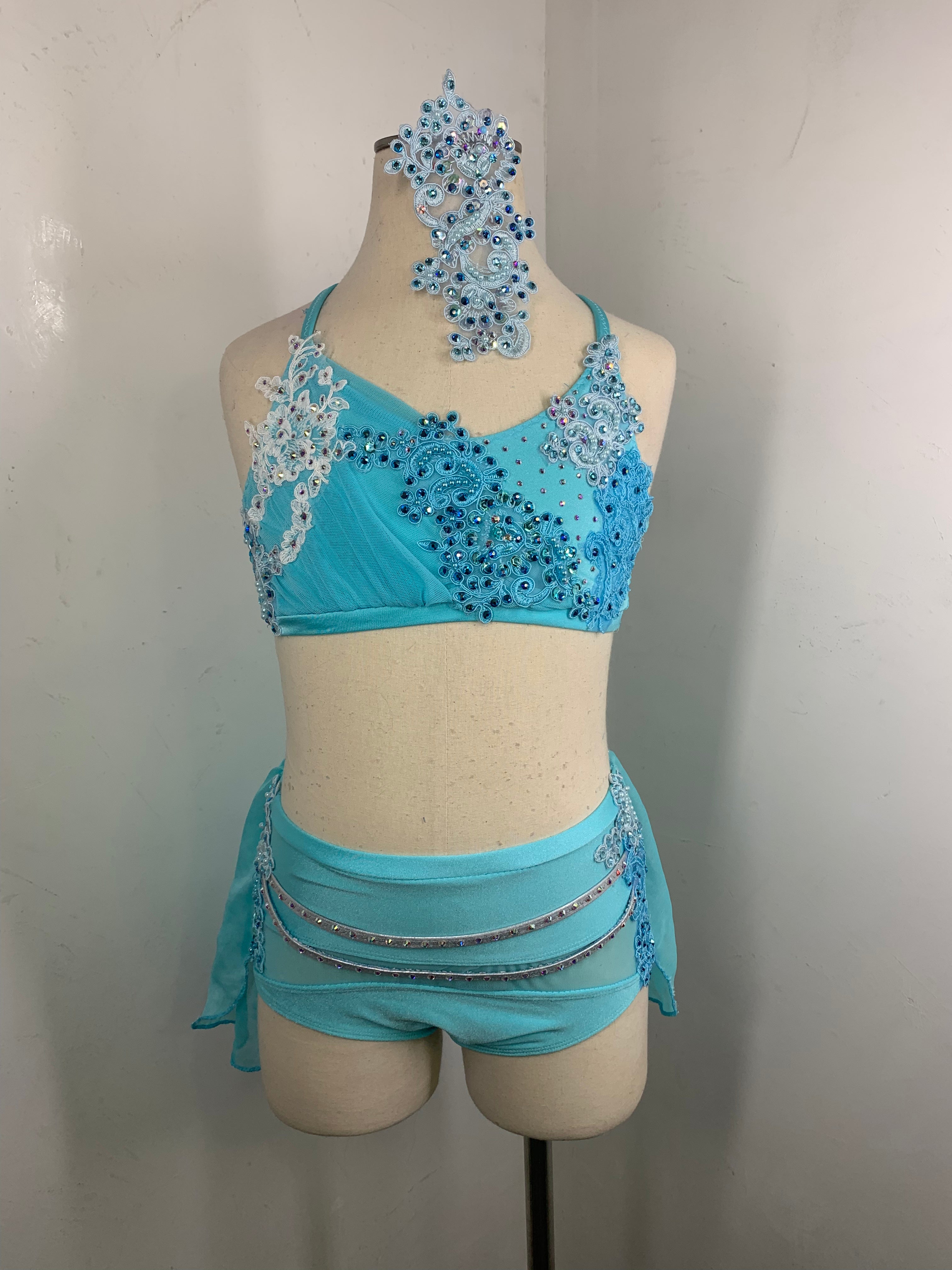 KATIE aqua lyrical dance costume