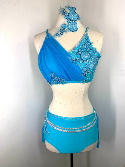ADELE MA aqua dance costume