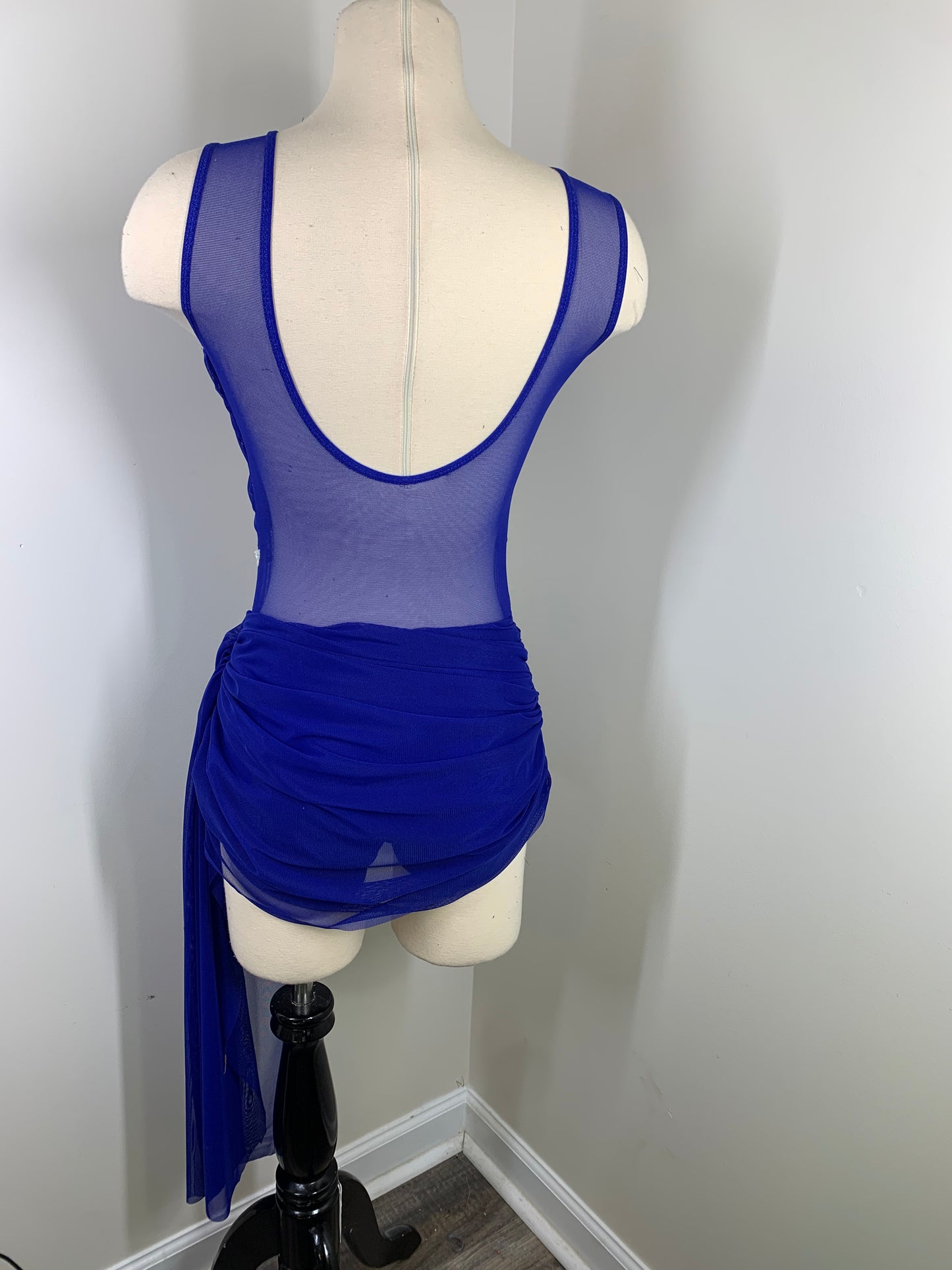Contemporary draped dance costume