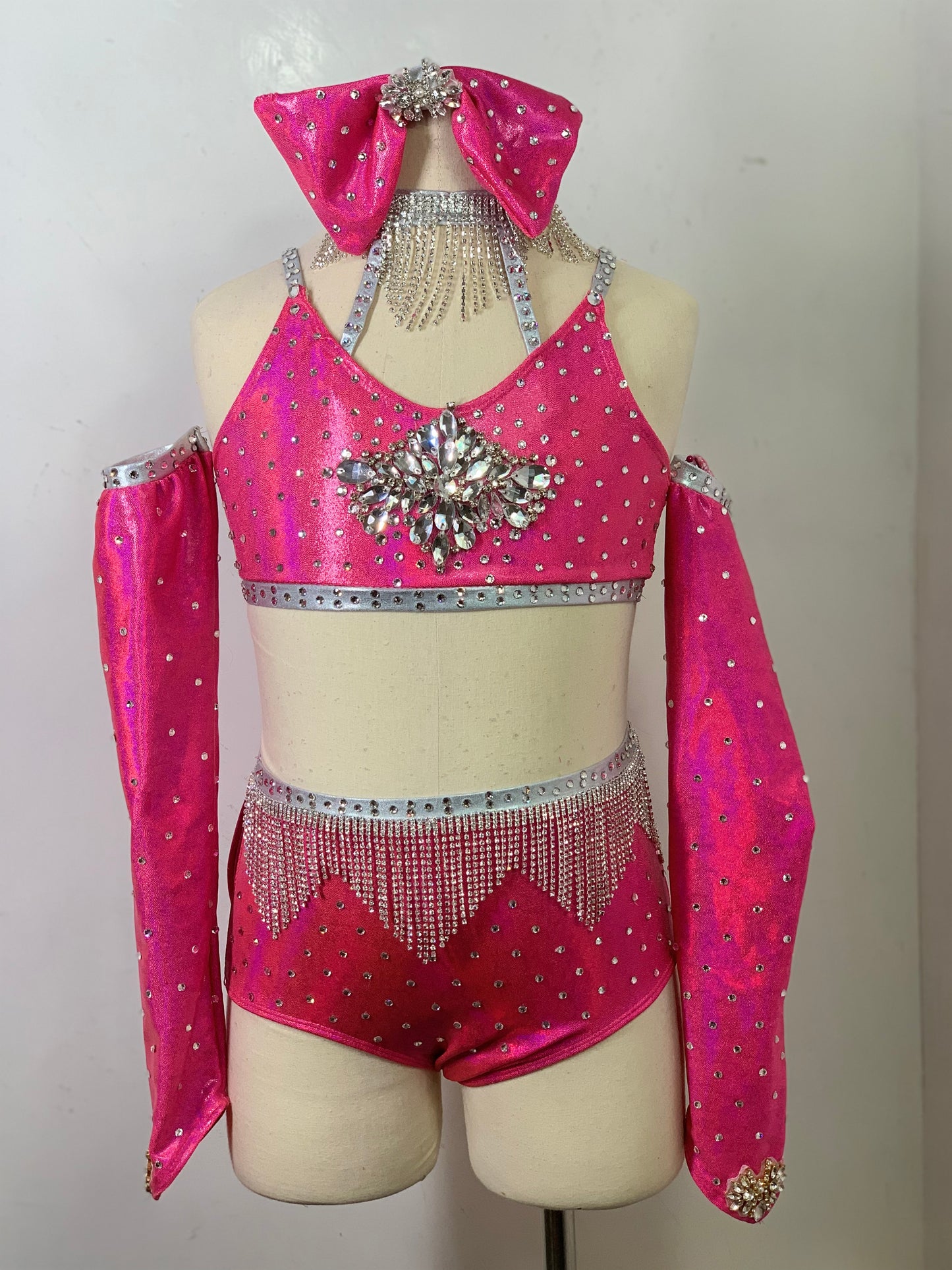 Pink LC jazz dance costume