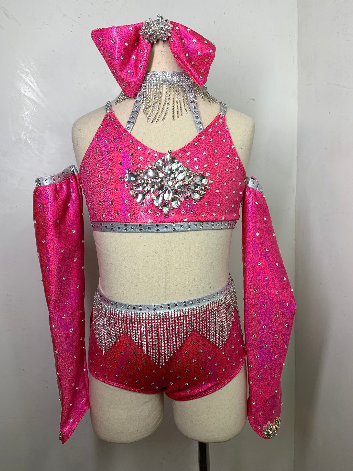 Pink LC jazz dance costume