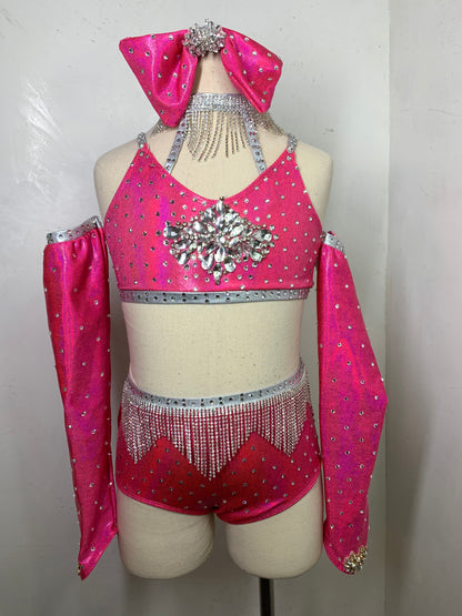 KINSLEY Pink LC jazz dance costume