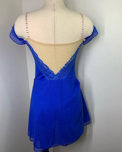 ANYA Sapphire Blue FIGURE SKATING DRESS