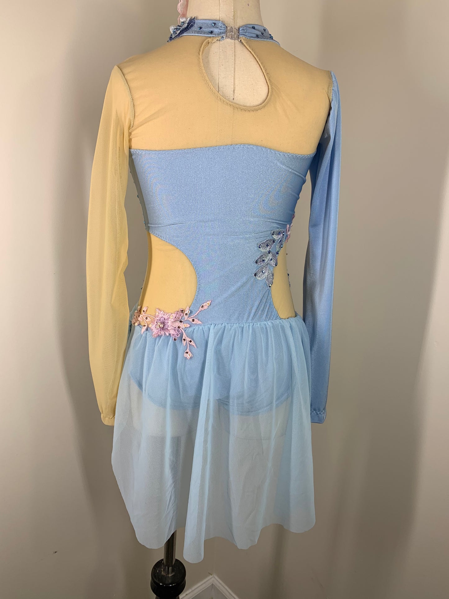 LC pink and blue dance costume