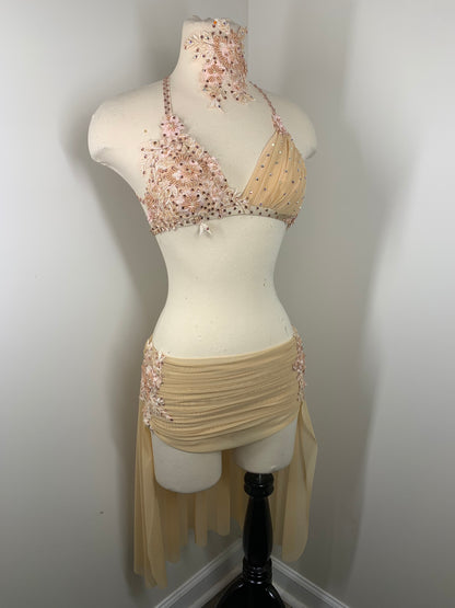 2 pc lyrical dance costume