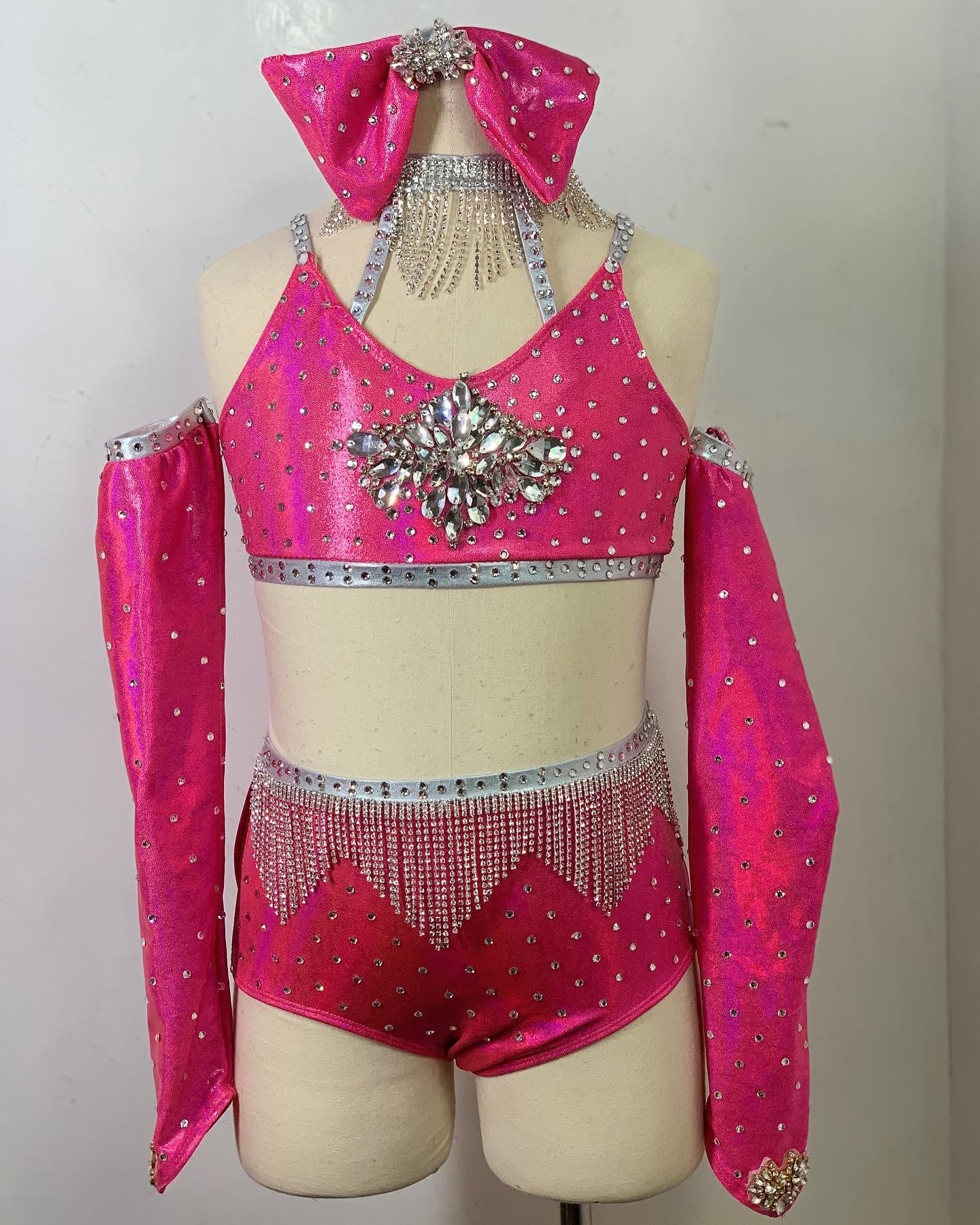 Pink LC jazz dance costume