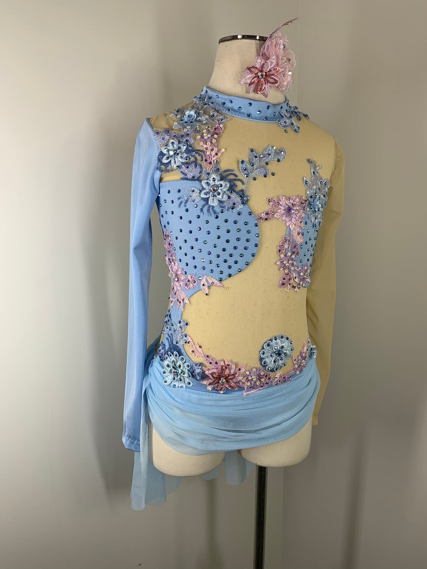 LC pink and blue dance costume