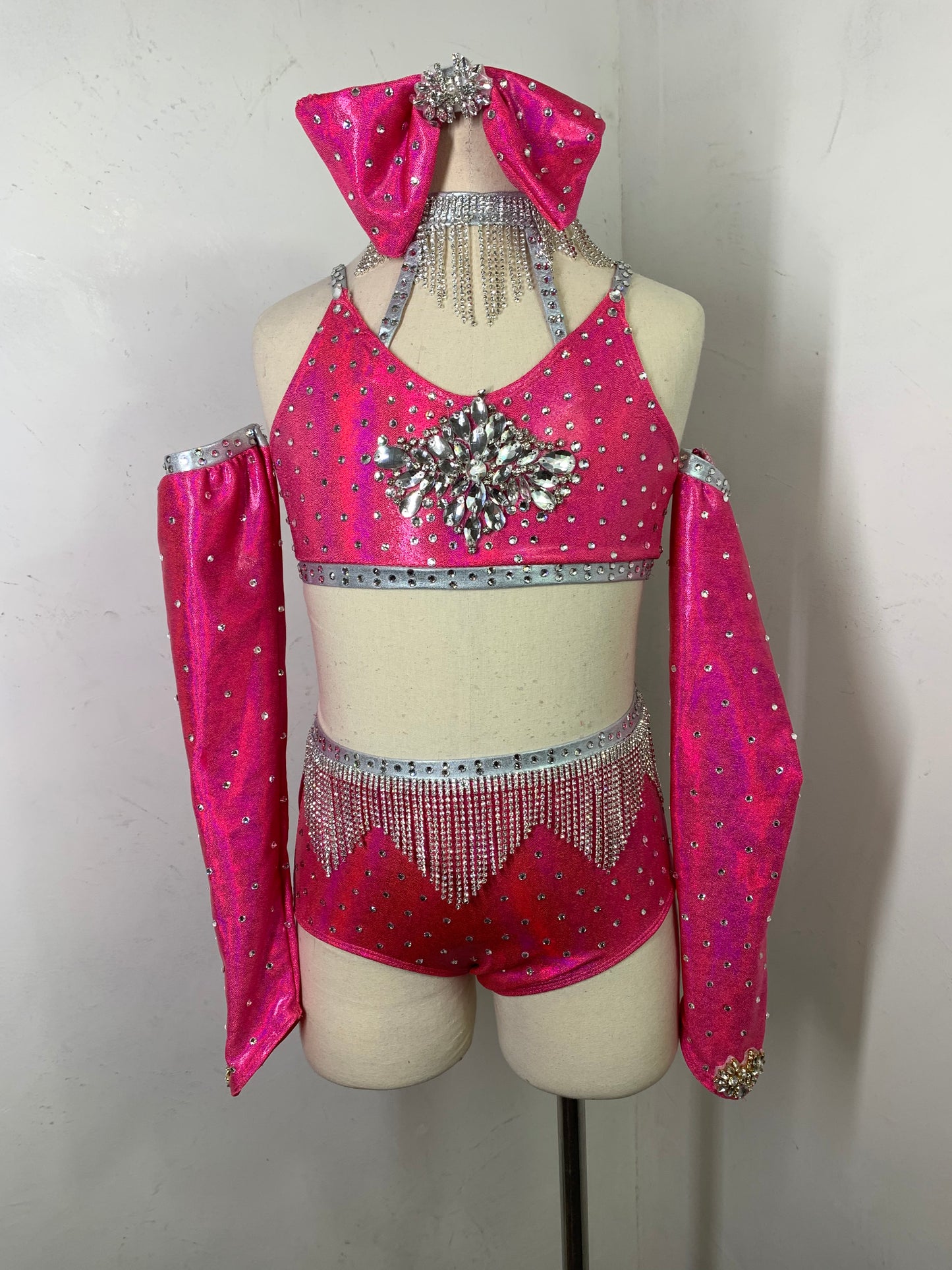Pink LC jazz dance costume