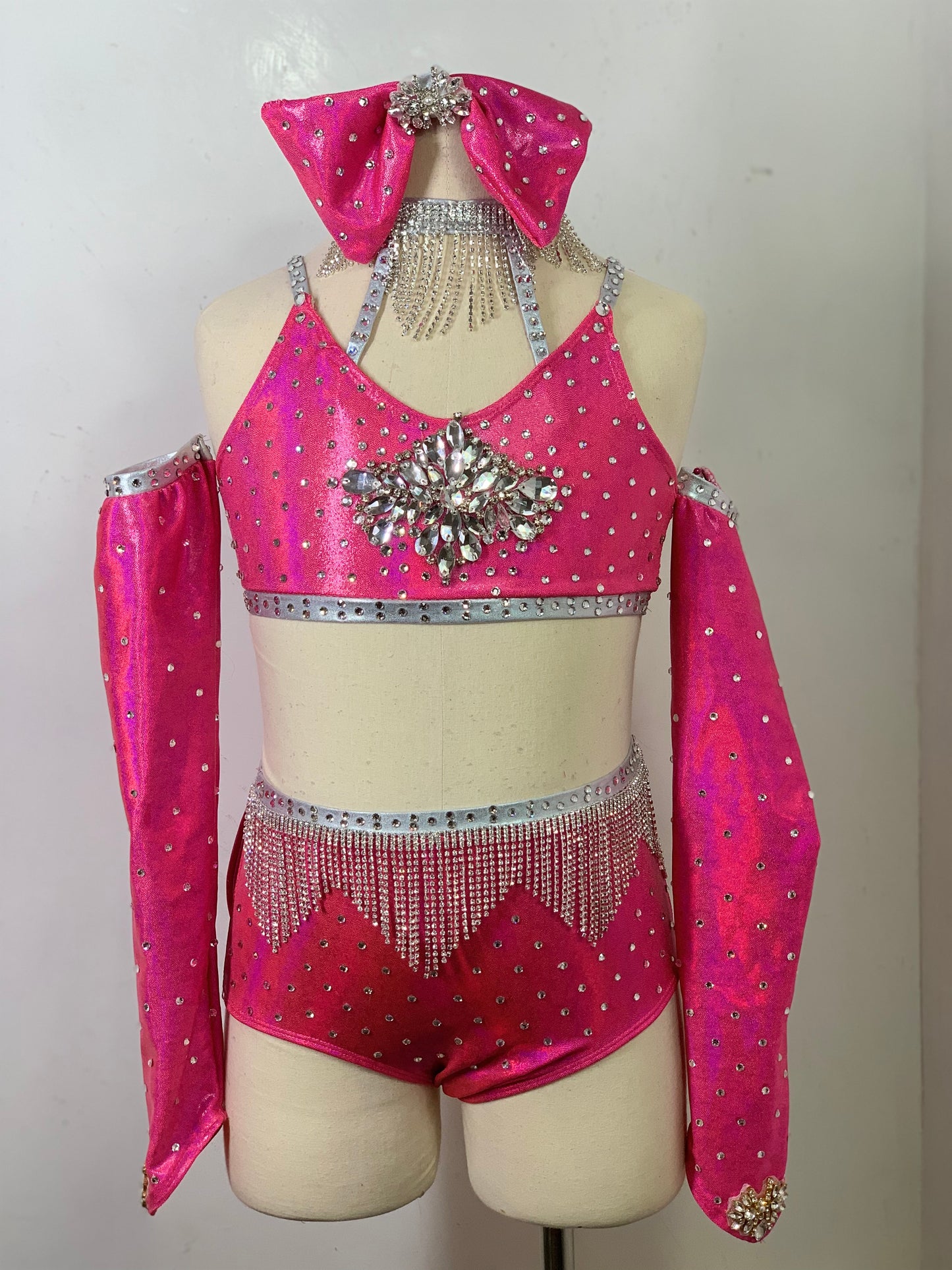 Pink LC jazz dance costume